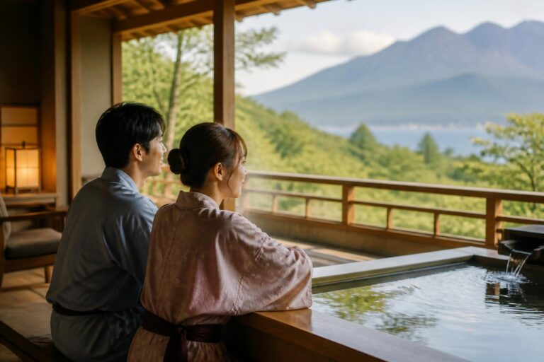霧島温泉で露天風呂付き客室のある宿は？カップルに適した宿の選び方も紹介？