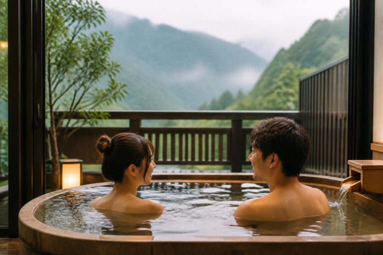 九州でコンビニが近いカップル向けの温泉宿は？